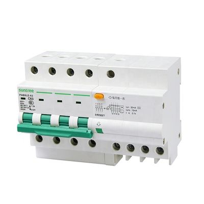 Suntree AC 4P 63A 30ma RCBO Circuit Breaker